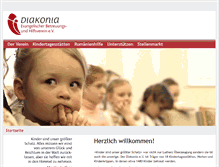 Tablet Screenshot of diakonia-ev.de